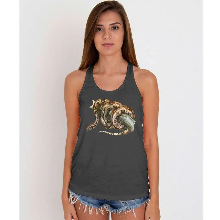 Snake Snake Lover  Men Snake Women's Knotted Racerback Tank