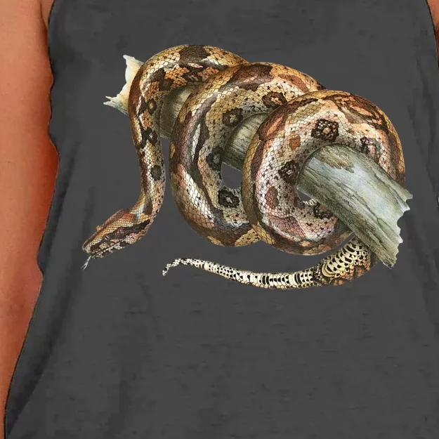 Snake Snake Lover  Men Snake Women's Knotted Racerback Tank