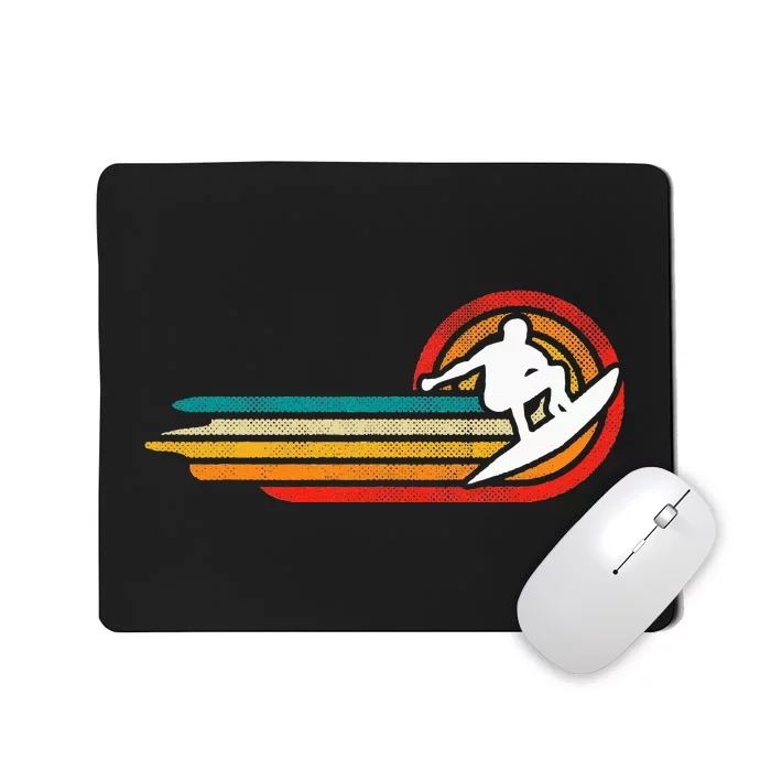 Surf Surfing Lover Tee Retro Surfing Surfer Mousepad