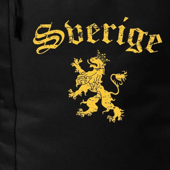 Sverige Sweden Lion Symbol Swedish Pride Daily Commute Backpack