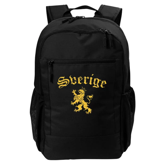 Sverige Sweden Lion Symbol Swedish Pride Daily Commute Backpack