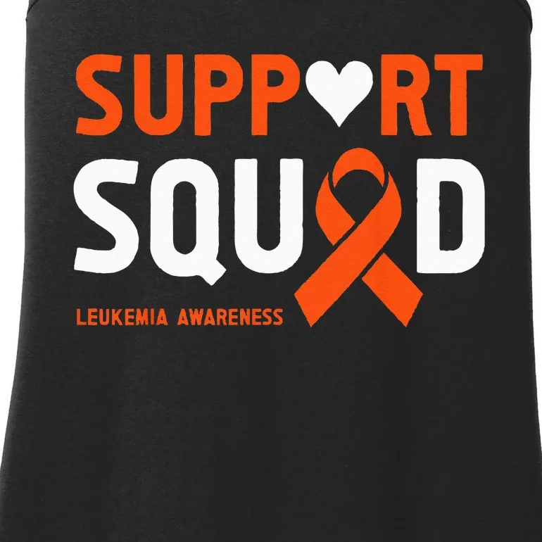 Support Squad Leukemia Awareness (1) Ladies Essential Tank