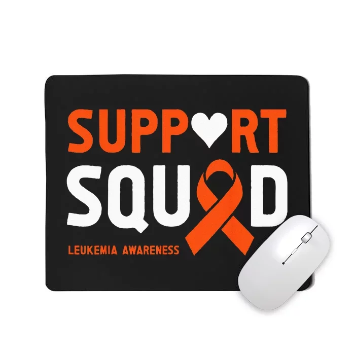 Support Squad Leukemia Awareness (1) Mousepad