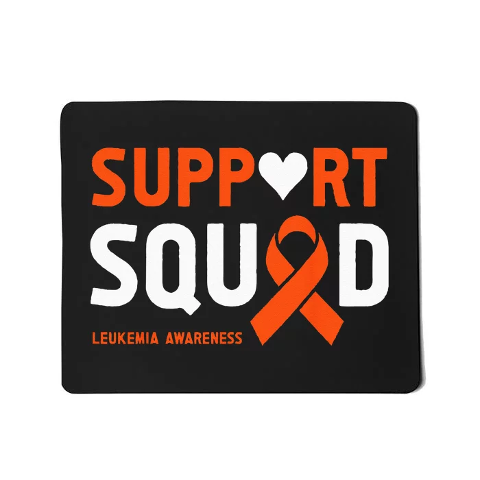 Support Squad Leukemia Awareness (1) Mousepad