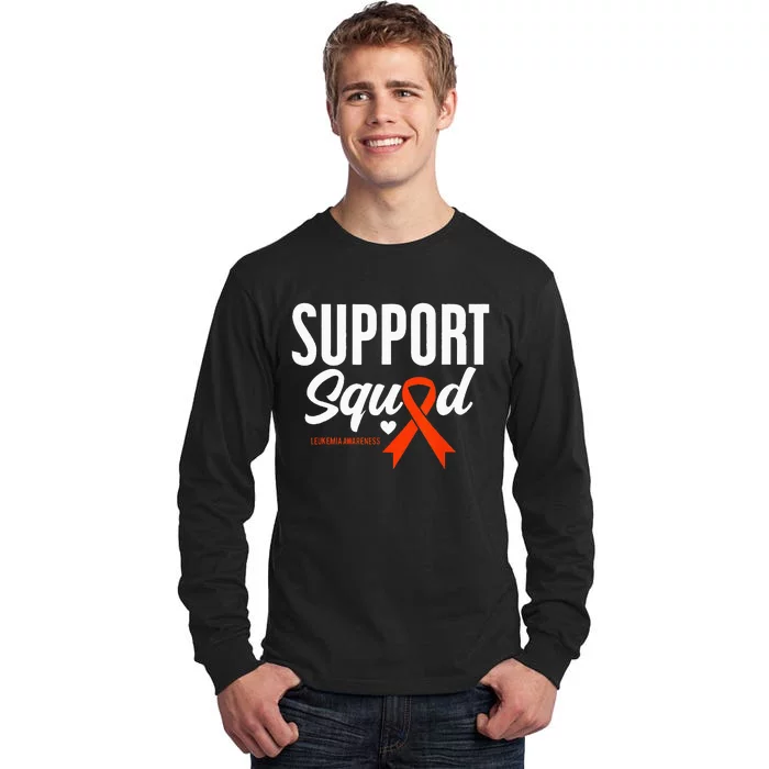 Support Squad Leukemia Awareness Tall Long Sleeve T-Shirt