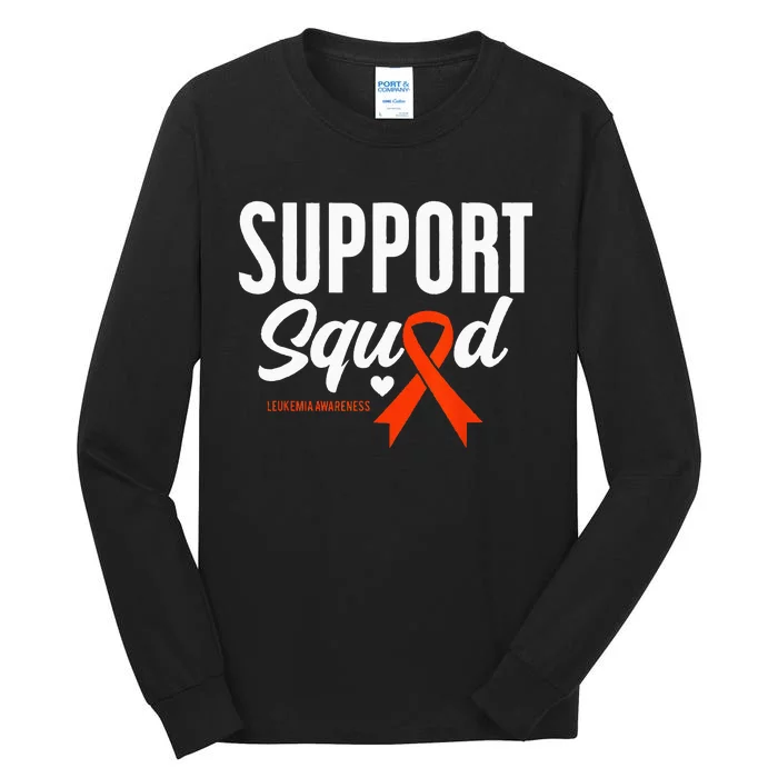 Support Squad Leukemia Awareness Tall Long Sleeve T-Shirt