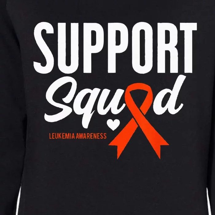 Support Squad Leukemia Awareness Womens California Wash Sweatshirt