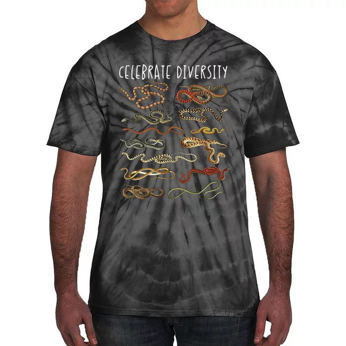 Snake Snake Lover Types Of Snakes Snakes Tie-Dye T-Shirt