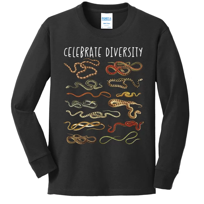 Snake Snake Lover Types Of Snakes Snakes Kids Long Sleeve Shirt