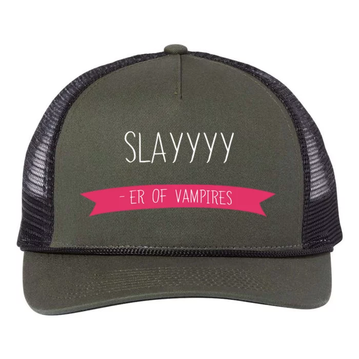 Slayyyy Retro Rope Trucker Hat Cap