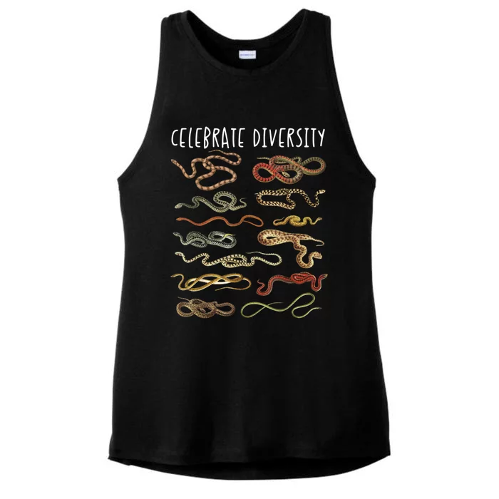 Snake  Snake Lover Types Of Snakes Snakes Ladies Tri-Blend Wicking Tank