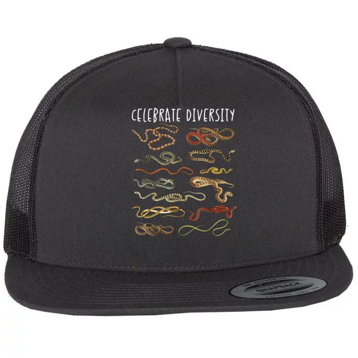 Snake  Snake Lover Types Of Snakes Snakes Flat Bill Trucker Hat