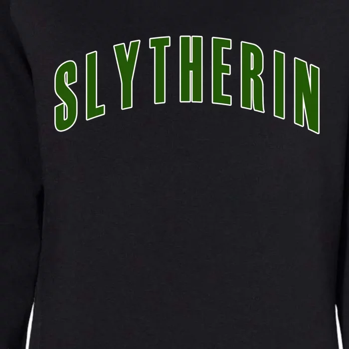 Slytherin Womens California Wash Sweatshirt