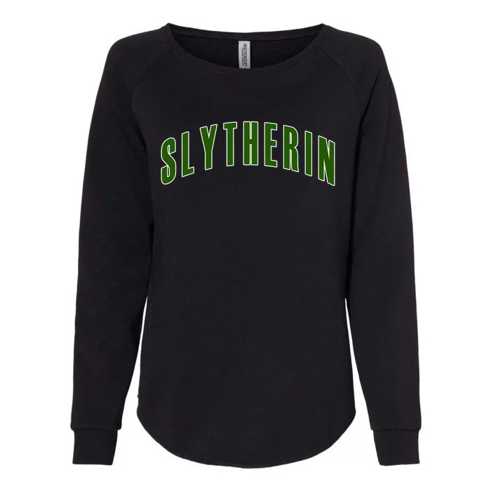 Slytherin Womens California Wash Sweatshirt