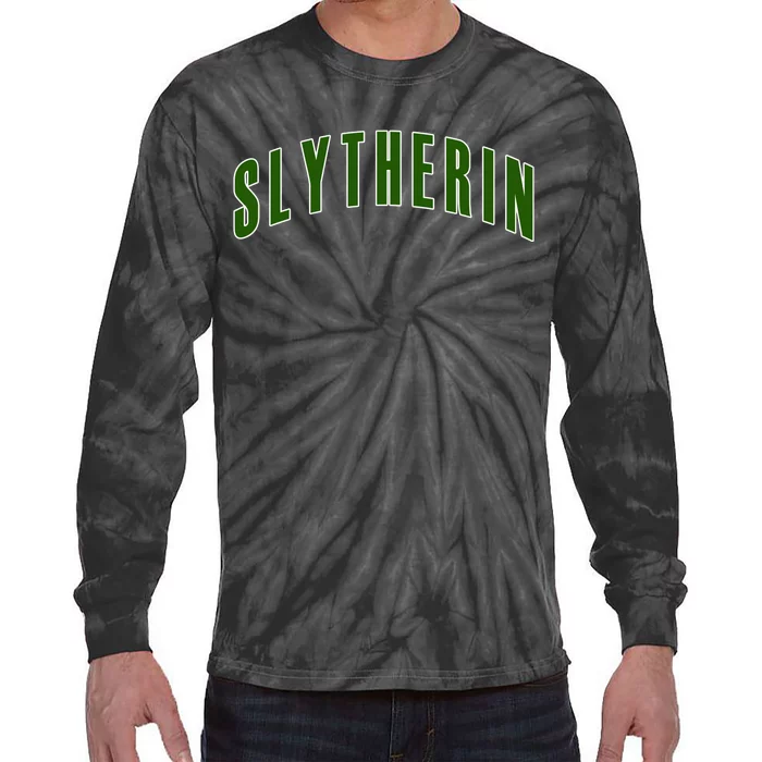 Slytherin Tie-Dye Long Sleeve Shirt