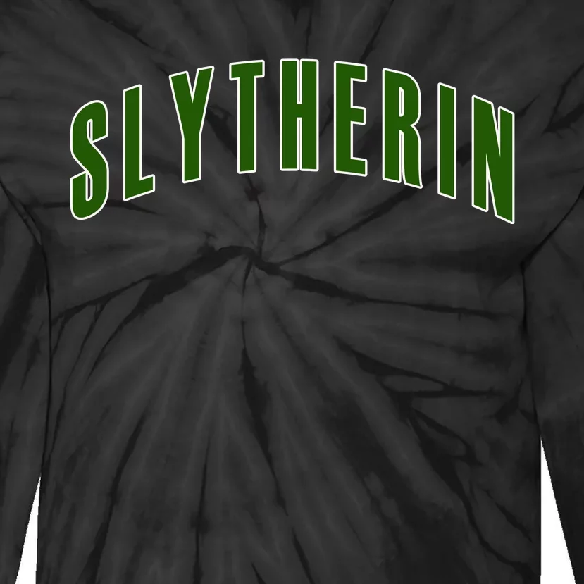 Slytherin Tie-Dye Long Sleeve Shirt