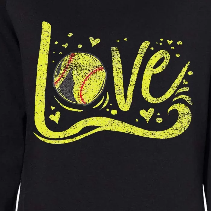 Softball  Softball Lover Softball Mom Womens California Wash Sweatshirt