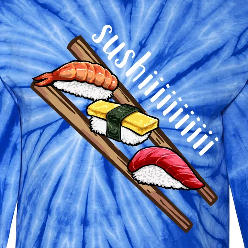 Sushi Sushi Lover Gift Tie-Dye Long Sleeve Shirt