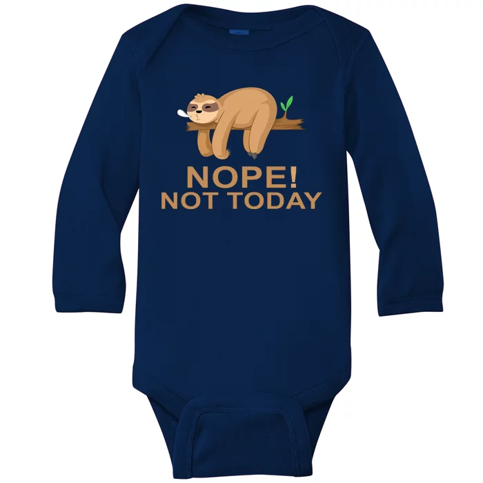 Sloth Baby Long Sleeve Bodysuit