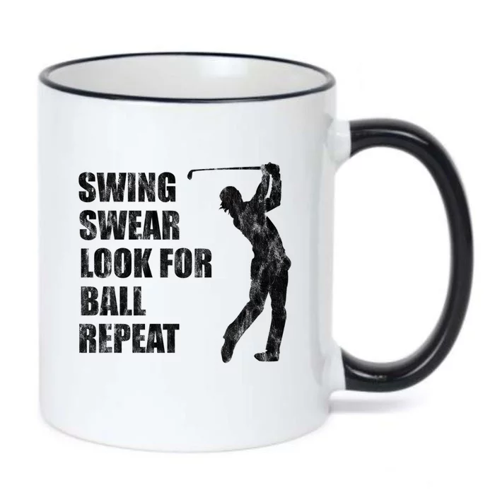 Swing Swear Look For Ball Repeat Cute Gift Black Color Changing Mug