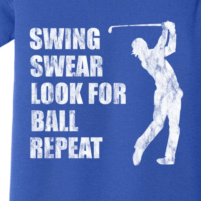 Swing Swear Look For Ball Repeat Cute Gift Baby Bodysuit