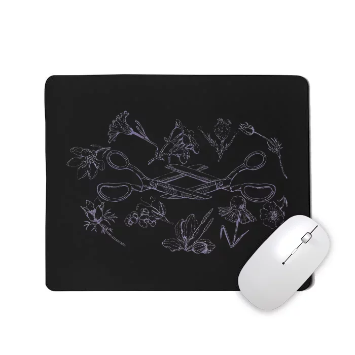 Subtle Sapphic Lesbian Wildflower Lgbtq Pride Month Mousepad