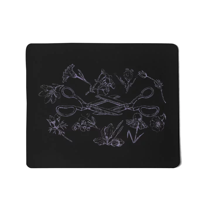 Subtle Sapphic Lesbian Wildflower Lgbtq Pride Month Mousepad