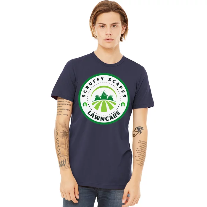 Scruffy Scapes Lawn Care Knoxville Tn Premium T-Shirt