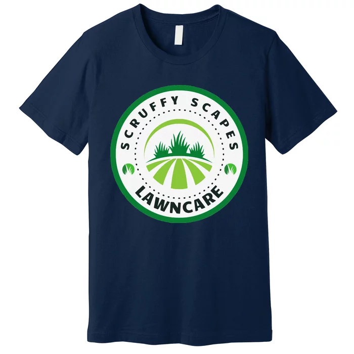 Scruffy Scapes Lawn Care Knoxville Tn Premium T-Shirt