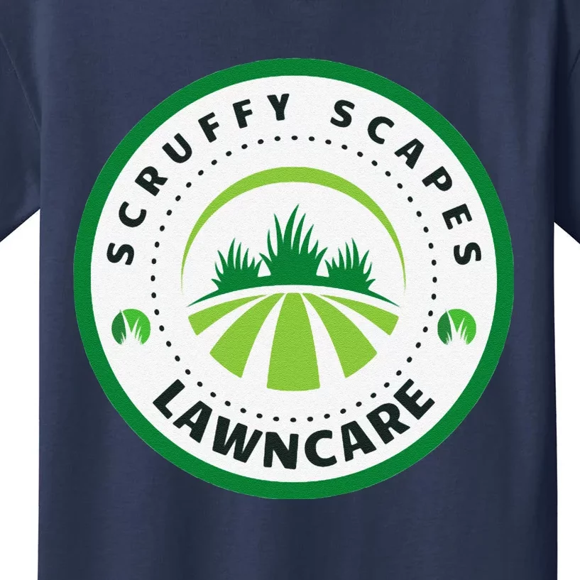 Scruffy Scapes Lawn Care Knoxville Tn Kids T-Shirt