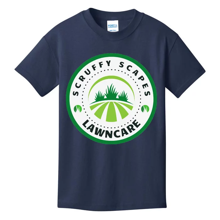 Scruffy Scapes Lawn Care Knoxville Tn Kids T-Shirt