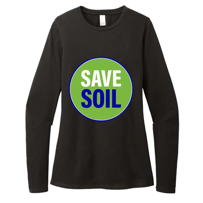 Save Soil Let Us Make It Happen Support Save Soil Movement Womens CVC Long Sleeve Shirt