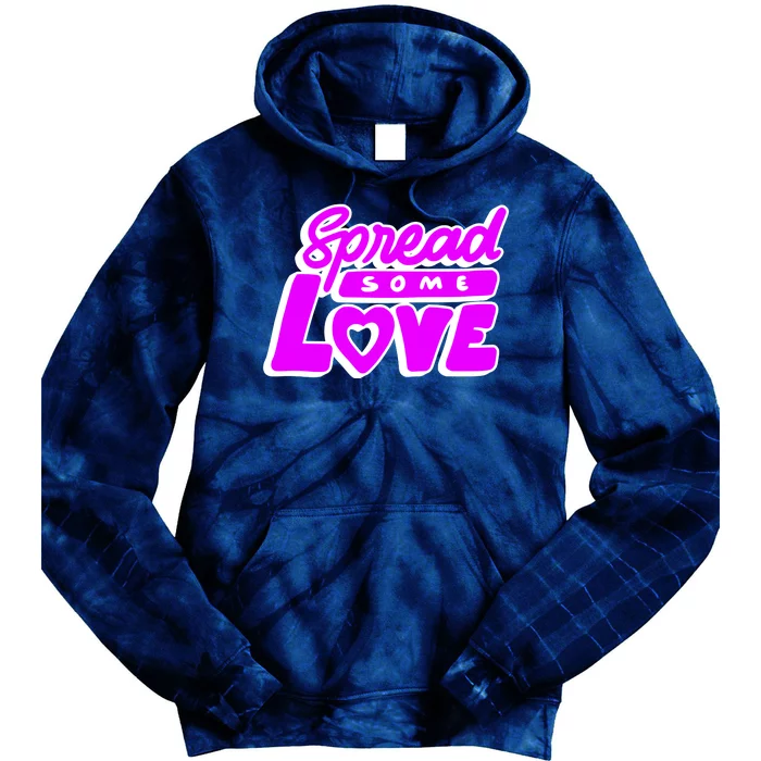 Spread Some Love Retro Tie Dye Hoodie