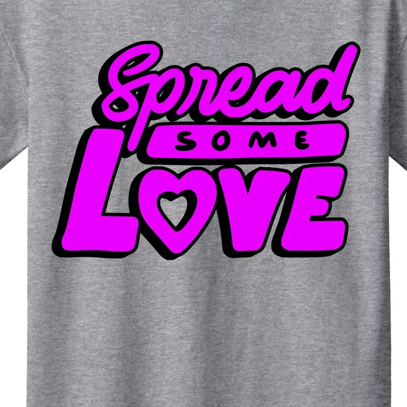 Spread Some Love Retro Kids T-Shirt