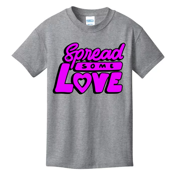 Spread Some Love Retro Kids T-Shirt