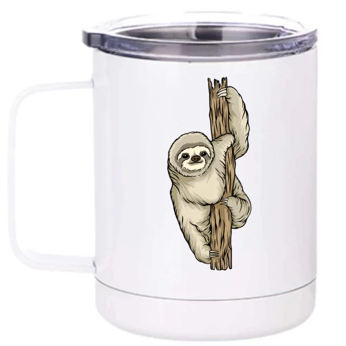 Sloth Front & Back 12oz Stainless Steel Tumbler Cup