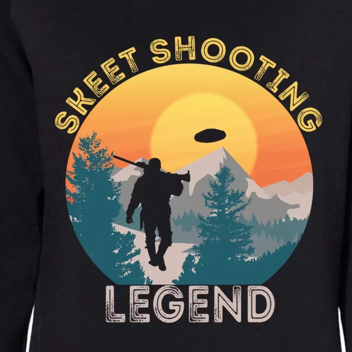 Skeet Shooting Legend Skeet Trap Clay Outdoor Sports Lover Cool Gift Womens California Wash Sweatshirt