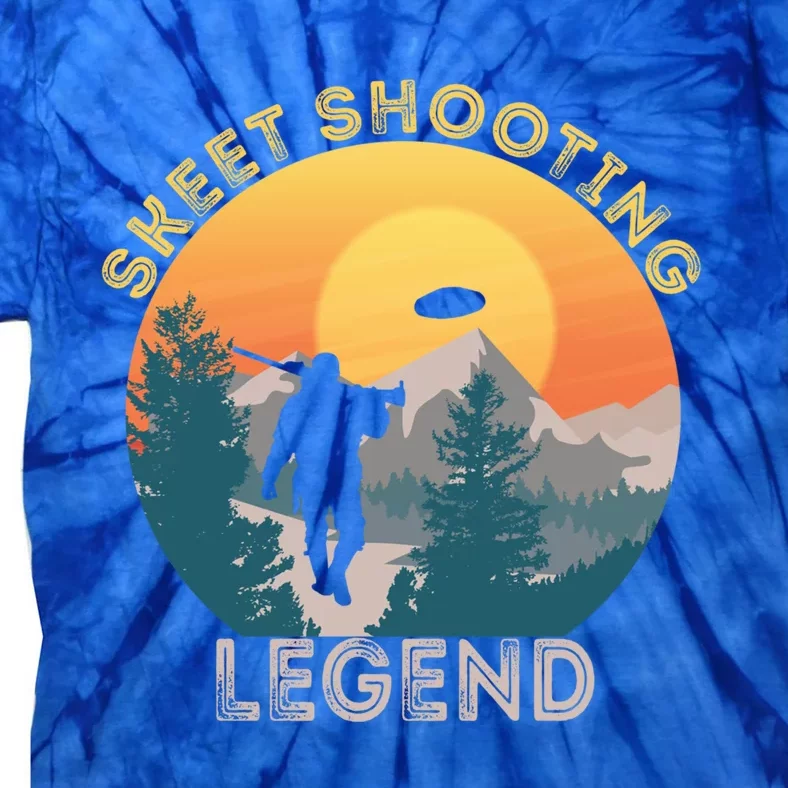 Skeet Shooting Legend Skeet Trap Clay Outdoor Sports Lover Cool Gift Tie-Dye T-Shirt