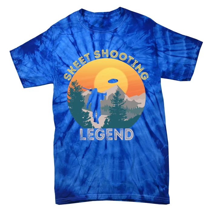 Skeet Shooting Legend Skeet Trap Clay Outdoor Sports Lover Cool Gift Tie-Dye T-Shirt