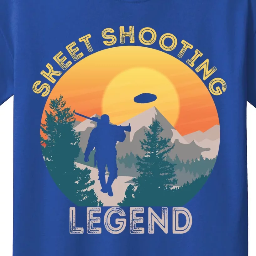 Skeet Shooting Legend Skeet Trap Clay Outdoor Sports Lover Cool Gift Kids T-Shirt