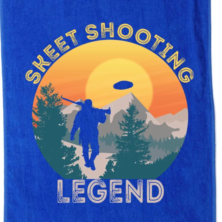 Skeet Shooting Legend Skeet Trap Clay Outdoor Sports Lover Cool Gift Platinum Collection Golf Towel