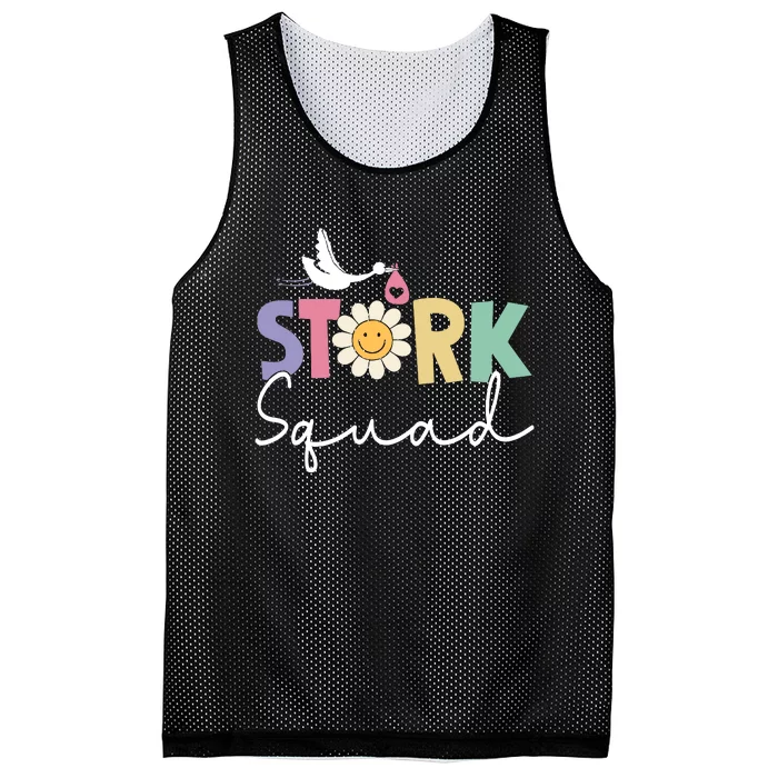 Stork Squad Labor And Delivery Nurse Labor And Delivery Nurse L And D Nurse Mesh Reversible Basketball Jersey Tank