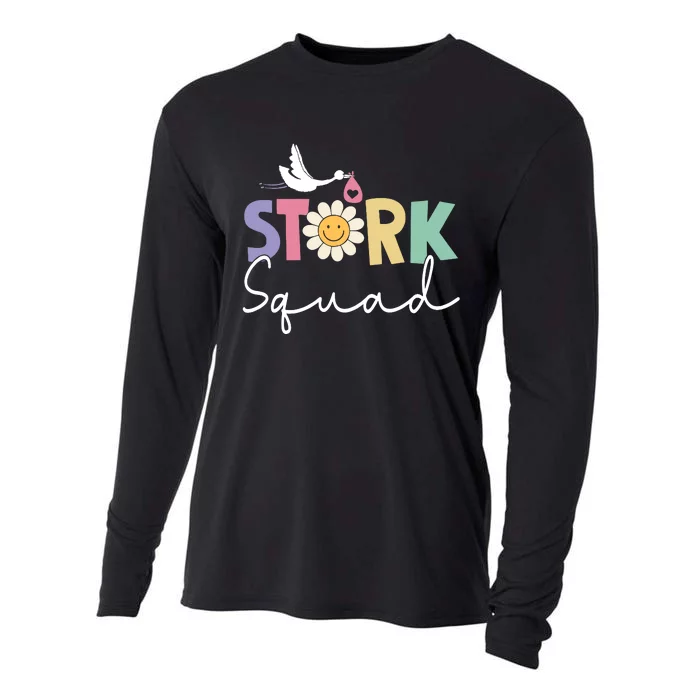 Stork Squad Labor And Delivery Nurse Labor And Delivery Nurse L And D Nurse Cooling Performance Long Sleeve Crew