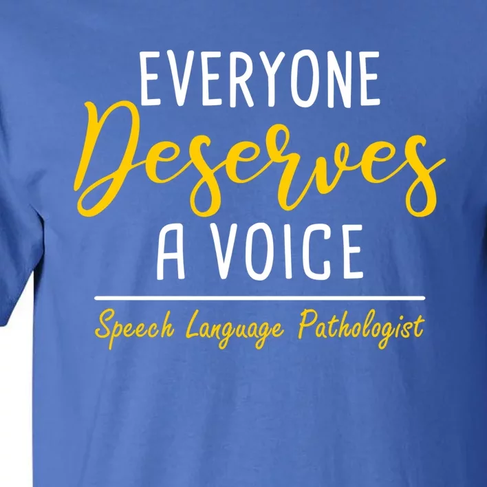 Slt Speech Language Therapist Speech Therapy Great Gift Tall T-Shirt