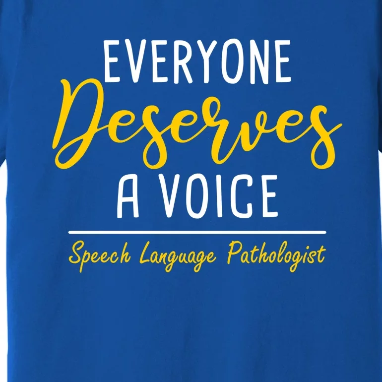 Slt Speech Language Therapist Speech Therapy Great Gift Premium T-Shirt