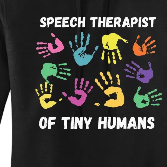 SLP Speech Language Pathology Therapist Women's Pullover Hoodie