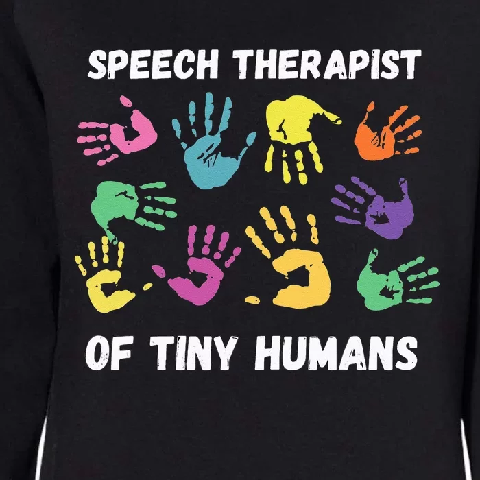 SLP Speech Language Pathology Therapist Womens California Wash Sweatshirt