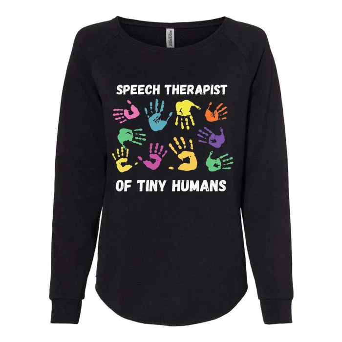 SLP Speech Language Pathology Therapist Womens California Wash Sweatshirt