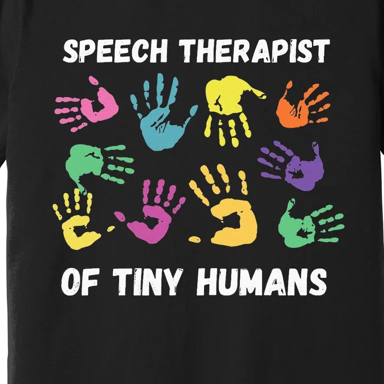 SLP Speech Language Pathology Therapist Premium T-Shirt