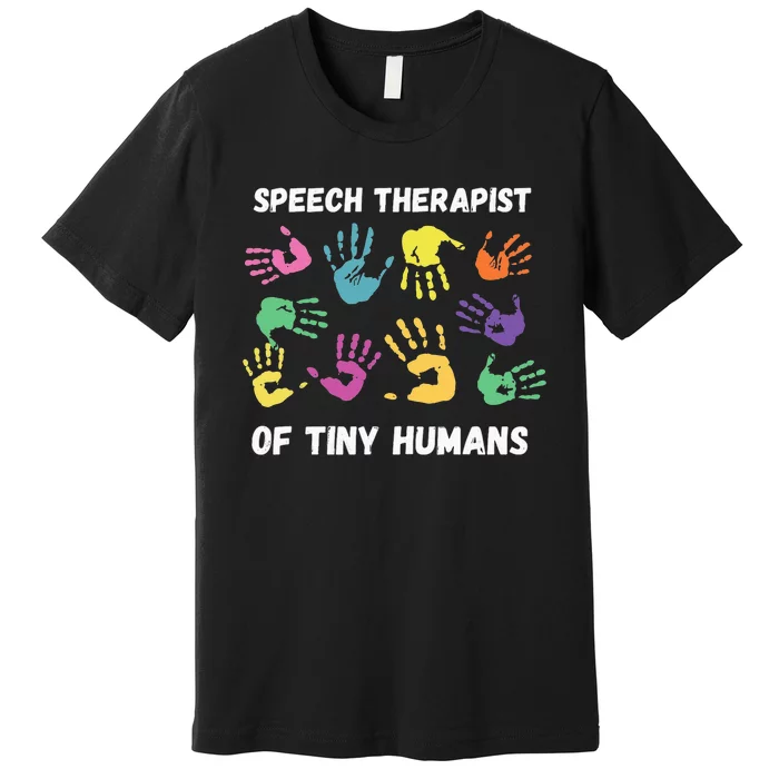 SLP Speech Language Pathology Therapist Premium T-Shirt